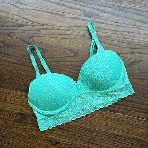 Victoria’s Secret PINK Lace Bralette in Mint Green